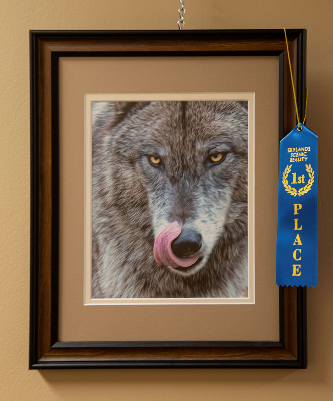 Licking His Chops New Jersey Senior Citizen Art Show